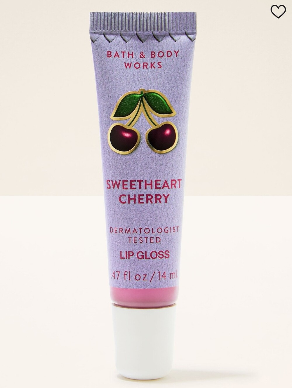 Bath & Body Works Sweetheart Cherry Lip Gloss NEW Sealed RARE